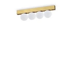 Loftlampe PING PONG IP20, messing børstet 