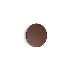 Udendørs wall luminaire PUNTO AP D24 rund, indirekte, omskiftelig IP54, mat, kaffebrun 