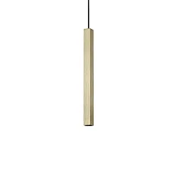 Pendel ULTRATHIN D040 ON-OFF firkantet IP20, messing 