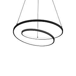 Pendel OZ D60 ON-OFF rund, on/off IP20, sort mat 