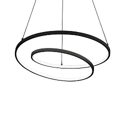 Pendel OZ D80 ON-OFF rund, on/off IP20, sort mat 
