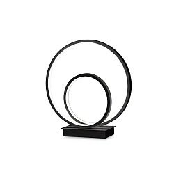 table lamp OZ TL ON-OFF round, with switch IP20, black matt 