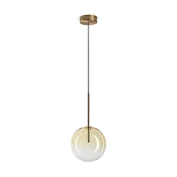Pendel EQUINOXE D20 1-flamme G4 IP20, rav 