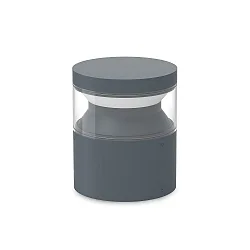 socket luminaire BOEING H015 cylindrical, switchable, with diffuser IP65, anthracite, mat 