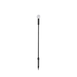 Jordspydslampe TWIGGY SPHERE H90 IP65, sort 