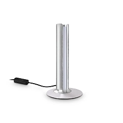 Bordlampe DORICA TL1 glat, med afbryder, med touch-dæmper IP20, stål børstet dæmpbar