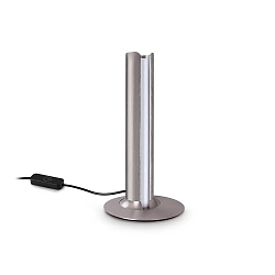 Bordlampe DORICA TL1 glat, med afbryder, med touch-dæmper IP20, børstet bronze dæmpbar