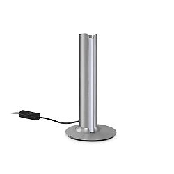 Bordlampe DORICA TL1 glat, med afbryder, med touch-dæmper IP20, grå mat dæmpbar