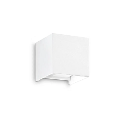 Udendørs wall luminaire ATOM UP/DOWN 10CM up / down, Kubusform, justerbar IP54, hvid 