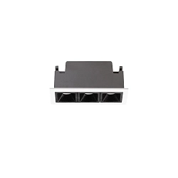 Indbygget downlight LIKA FI TRIM D11 3-flammer, on/off, med kantbånd, UGR < 16 IP20, hvid mat 