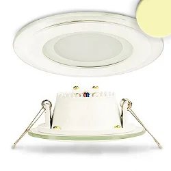 Downlight IP44, satin, hvid 