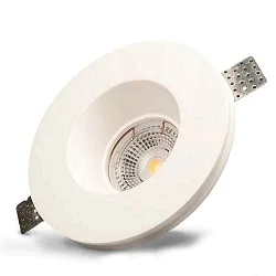 Indbygningslampe GX5.3 IP20, hvid