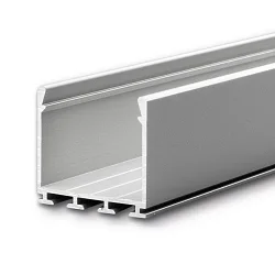 LED surface mount profile WING20, anodized aluminium, length 200cm