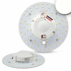 LED Conversion board Ø 16cm, 100-277V AC, 14W 4200K 1800lm 120°, incl. magnetic holder + HF motion sensor + Transformer