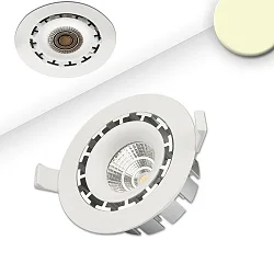 Indbygningslampe svingbar, dæmpbar IP20, hvid dæmpbar 15,1W 1200lm 2800K 45° 45° CRI 80-89
