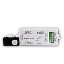 PIR motion sensor with sensor head, distance max. 300cm, 230V, 500VA