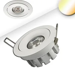 Indbygningslampe SUNSET Dim-To-Warm IP40, hvid dæmpbar 15W 1000lm 2200-3100K 45° 45° CRI >95