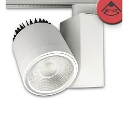 3-faset spot Meat LighT svingbar, drejelig IP20, hvid mat 