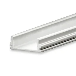 LED surface mount profile SURF12 BORDERLESS FLAT anodized aluminium, 200cm