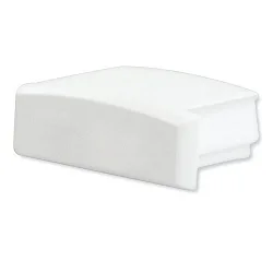 Endkappe SURF12 FLAT, hvid