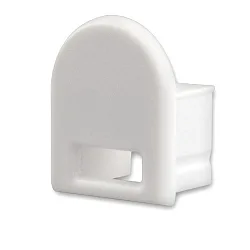 Accessory for SURF12 BORDERLESS with COVER5 - endcap (1 pc.), PVC, EC14, grey, with cable opening