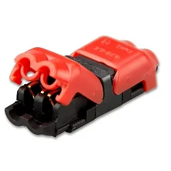 Quick clamp for cables, straight, 2-poles