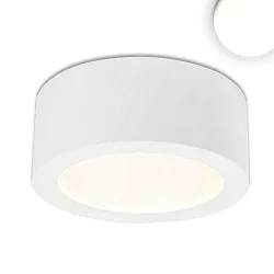 LED surface mount luminaire LUNA, IP20, indirect lightbeam, not dimmable, white, 8W 4000K 350lm 120°, white