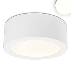 LED surface mount luminaire LUNA, IP20, indirect lightbeam, not dimmable, white, 18W 4000K 1050lm 120°