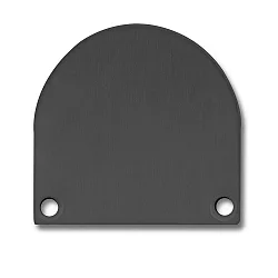 Endkappe SURF24 / DIVE24 FLAT, sort