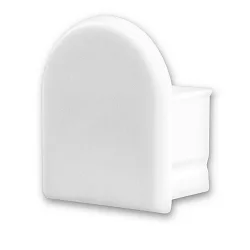 Accessory for profile SURF12 BORDERLESS with COVER5 - endcap (1 pc.), PVC, EC13W, white, closed