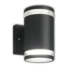 Væglampe up / down GX53 IP54, antracit dæmpbar