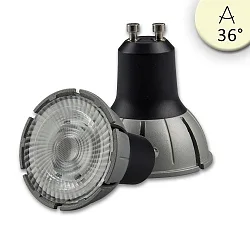 Reflektorpære GU10 dæmpbar GU10 7,73W 480lm 3000K 36° CRI >98 dæmpbar