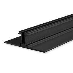 LED lighting profile 2SIDE aluminium, for 2 LED strips up to 1.2cm width, 200cm, black anodized
