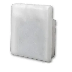 Accessory for profile SURF16 - silicone endcap (1 pc.), incl. screws, EC56, closed