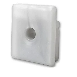 Accessory for profile SURF16 - silicone endcap (1 pc.), incl. screws, EC57, with cable opening