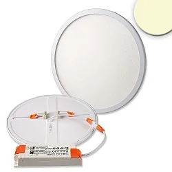 LED downlight Flex 23W, IP52, UGR<19, suitable for offices, DA 5-21cm, not dimmable, white, 23W 3000K 2200lm 120°