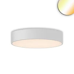 Loftlampe rund, CCT Switch IP20, hvid dæmpbar