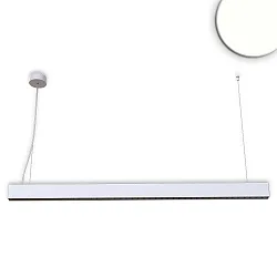 Pendellampe Raster Up+Down up / down, til VDU-arbejdsstation IP40, sort mat, sølvgrå dæmpbar