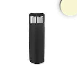 LED Bollard pole light-5, IP54, 6W 3000K 280lm, aluminium, sand black, height 30cm