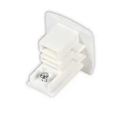 3-faset endekappe SERIE S1, hvid mat