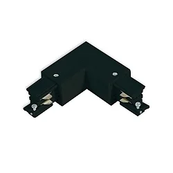 3-faset L-tilslutning SERIE S1 SURFACE beskyttelsesleder indeni, N-leder udvendigt, sort mat