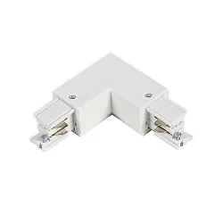 3-faset L-tilslutning SERIE S1 SURFACE beskyttelsesleder indeni, N-leder udvendigt, hvid mat