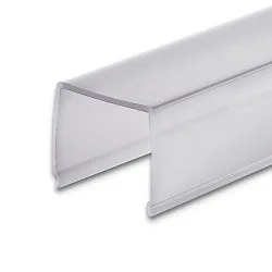 Accessory for profile SURF24(FLAT) / DIVE24(FLAT) - cover COVER31 transparent, 85% translucency, 200cm