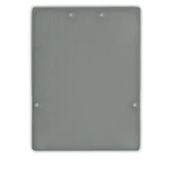 Accessory for profile LAMP40 - aluminium endcap EC74 (2 pc.), incl. screws, silver