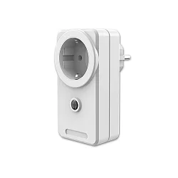 radiostyret stikkontakt Sys-Pro, hvid mat