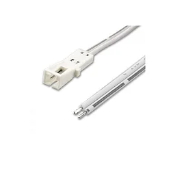 stik kontakt MiniAMP 2-polet, hvid
