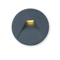 Round aluminium cover 2 for LED wall luminaire Sys-Wall68