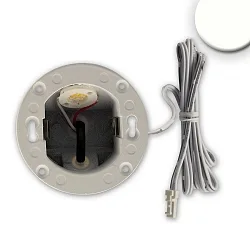 Indbygningslampe Sys-Wall68 MiniAMP uden skærm IP44, aluminium dæmpbar 3W 120lm 4000K 38° 38° CRI >81