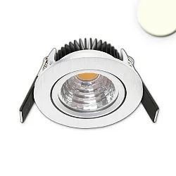 Indbygningslampe Sys68 MiniAMP IP52, aluminium børstet dæmpbar 5W 500lm 3000K 60° 60° CRI >92