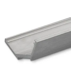 LED corner profile CORNER10 SLIM, anodized aluminium, 90°, 200cm